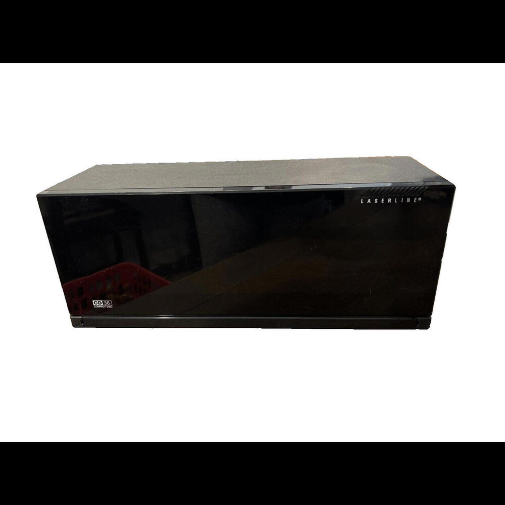 Laserline CD 36 Black Plastic Wall Mount Organizer For Compact Disc Storage